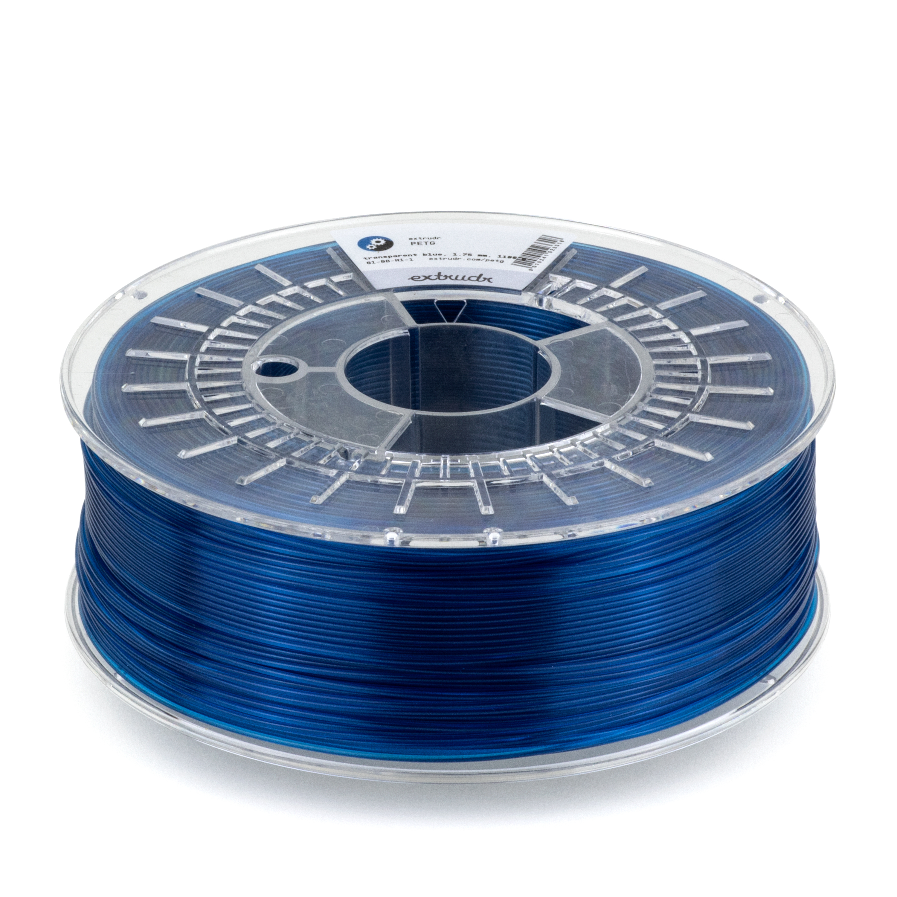 Extrudr Extrudr - PETG - transparent blue - 1.75 mm - 10 kg