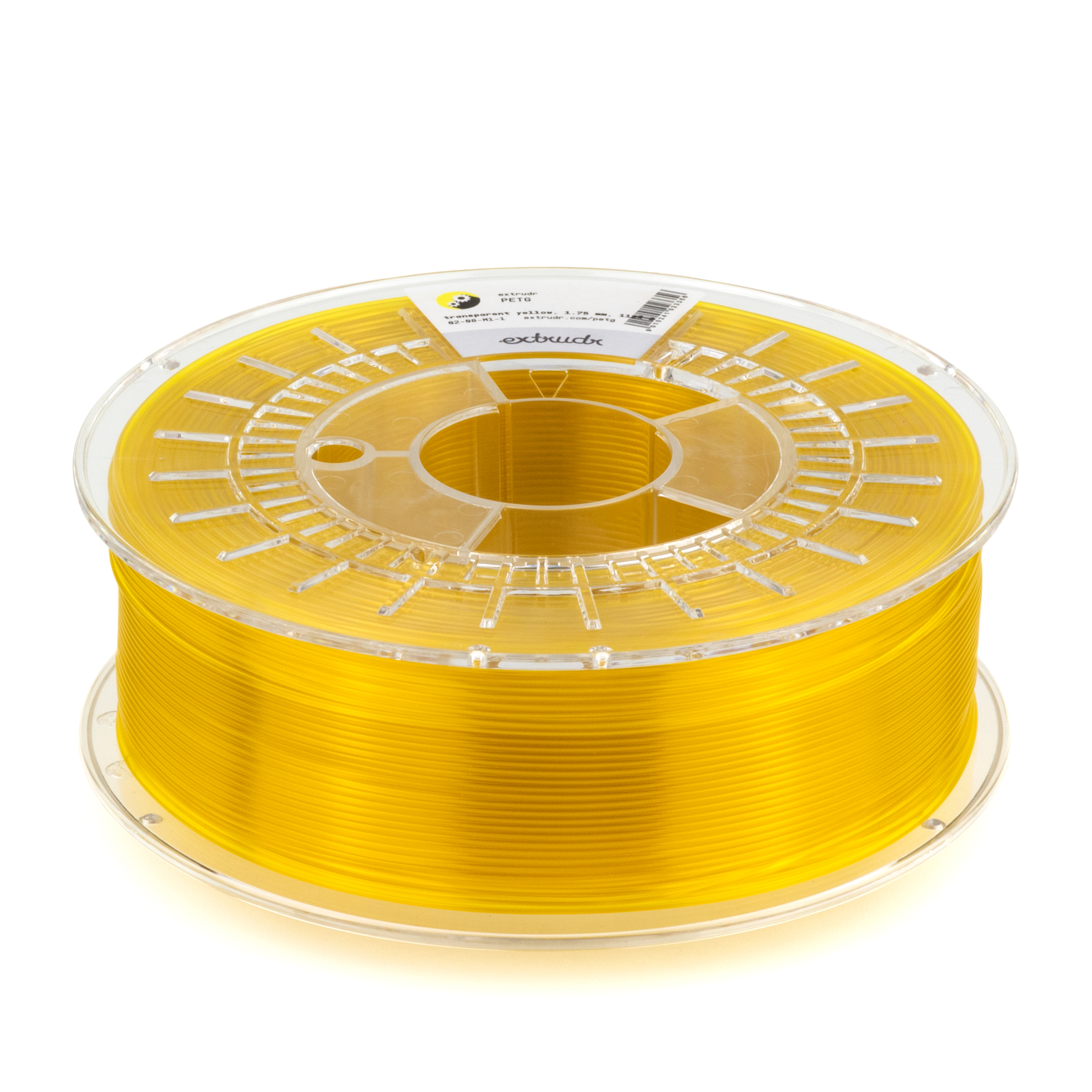 Extrudr Extrudr - PETG - transparent yellow - 1.75 mm - 10 kg
