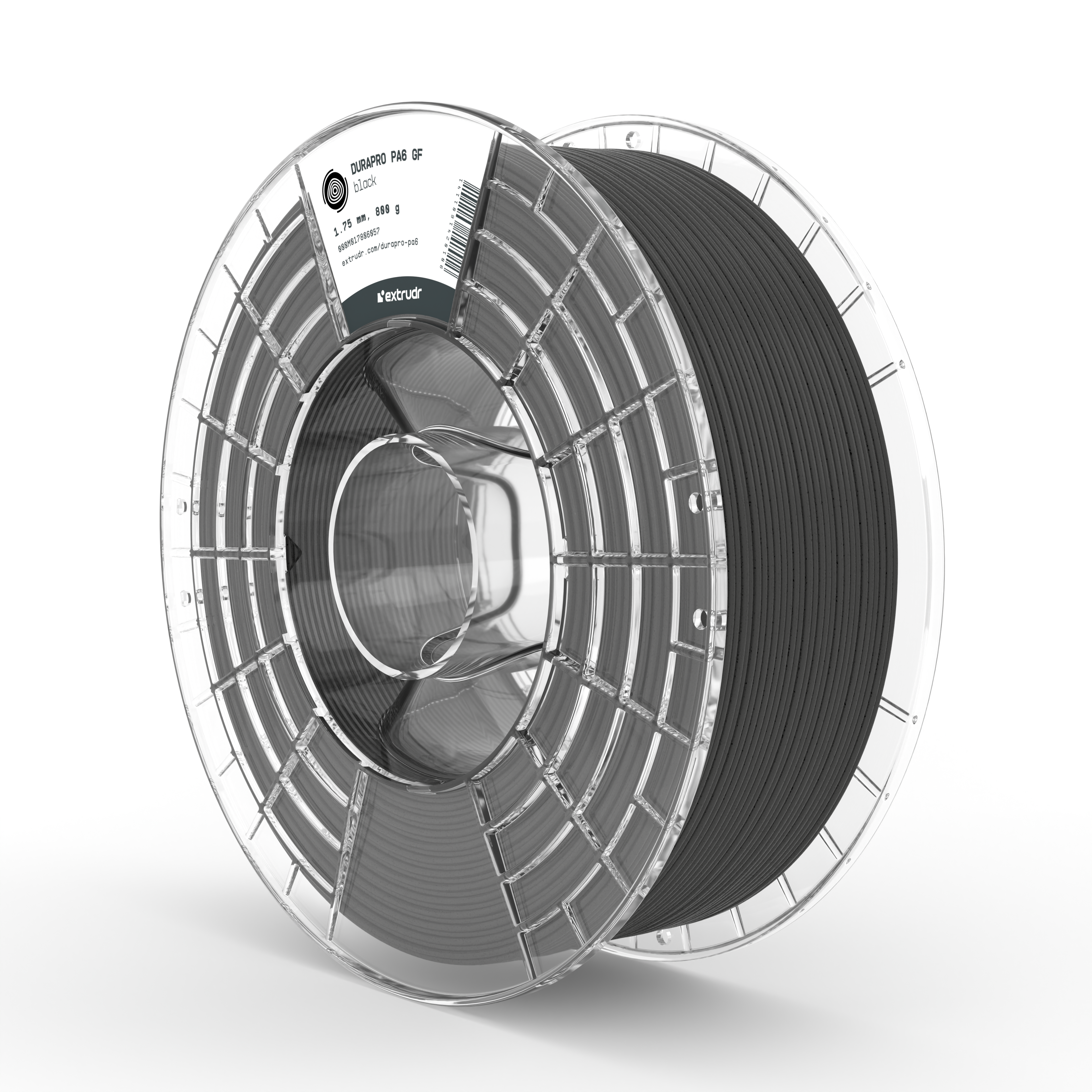 DuraPro PA6 GF - DuraPro PA6 GF black 1.75 mm 0.8 kg by Extrudr